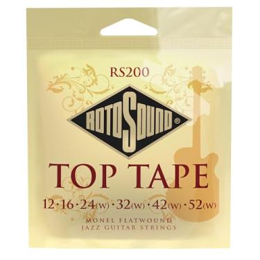 Imagem de Encordoamento Guitarra Rotosound - Top Tape FlatWound - RS200 - .012/.052