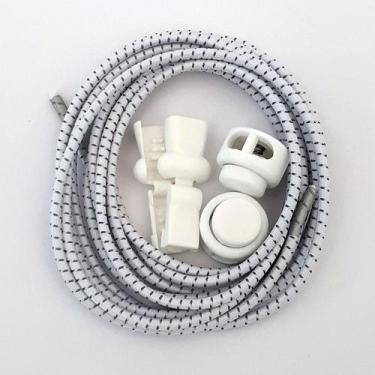 Imagem de Cadarço Elástico Tênis Corrida Triathlon Sem Amarrar rápido - GETWELL,