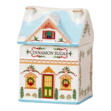 Imagem de ＫＬＫＣＭＳ Casa de Especiarias em Miniatura para Vila de Natal, Enfeite de Resina, Caixa de Condimentos, Pote de Especiarias, Decoração de Natal para Sal e, Style B