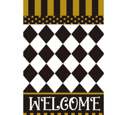 Imagem de Briarwood Lane Bandeira de jardim quadriculado