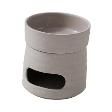 Imagem de Baoblaze Queimador de óleos essenciais de cerâmica, aquecedor decorativo, elegante suporte para velas tealight e difusor de fragrâncias para decoração de casa