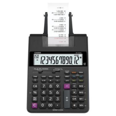 Imagem de Calculadora com Bobina 2.0 Linha, com 2 Cores Impressao HR-100RC-BK-B-