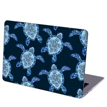 Imagem de Compatível com MacBook Air de 13,6 polegadas, capa rígida com capa de teclado e protetor de tela (A2681, chip M2/A3113, chip M3/A3240, chip M4, versão 2022-2025) - Tartarugas marinhas MD4774