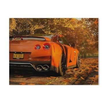 Imagem de HouLaiZhe Jdm Carro Esporte Outono Fallout Posters Tela Estética Decoração de Parede Pintura de Parede Impressões Sala de Galeria Decoração de Parede para Quarto Sala de Estar Escritório 18 x 24