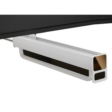 Imagem de Hhsdyl Varão Roupeiro Retrátil, para Varão Serviço Roupeiro Suporte Telescópico Calças Roupeiro Armário Raso Organizar Calças e Roupas,White,50cm