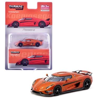 Imagem de Diecast Model Car Compatible with Tarmac Works 1:64 Koenigsegg Regera Light Blue Metallic Limited Edition T64G-TL017-LB