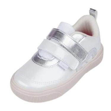 Imagem de Tênis Infantil Menina Conforto Metalizado Yumi Pampili-Feminino
