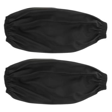 Imagem de Operitacx 1 par de Mangas de Proteção Impermeáveis ​​e Resistentes a Óleo para Os Braços, Com Punhos Elásticos Em Pu para Lavar Carros, Aplicar Óleo, Cozinhar, Abater Animais E Cuidar de Animais de