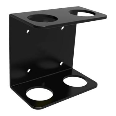 Imagem de Colaxi Suporte de parede para barras de musculação, profissional, premium, em metal, vertical, e prático, Suporte para Barras Duplas