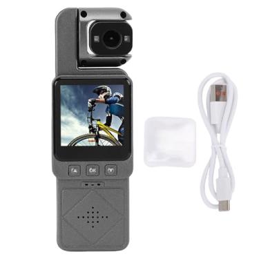 Imagem de RiToEasysports Câmera de Ação, Gravador de Vídeo de Bolso Portátil Portátil HD para Ciclismo, Ação Esportiva, Câmera de Movimento para Gravação de Vlog (64G)