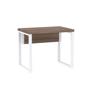 Imagem de Mesa Escritório 900x600x750mm M900pe40tub Walnut-branco