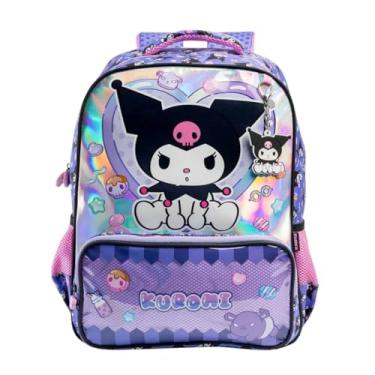 Imagem de Mochila de Rodinhas Escolar 16 Kuromi Y
