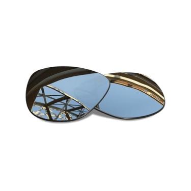 Imagem de SmartVLT Lentes de substituição de titânio prata para óculos inteligentes Ray-Ban Meta Skyler RW4010 e Gen2 RW4014 (52 mm), transição, proteção UV