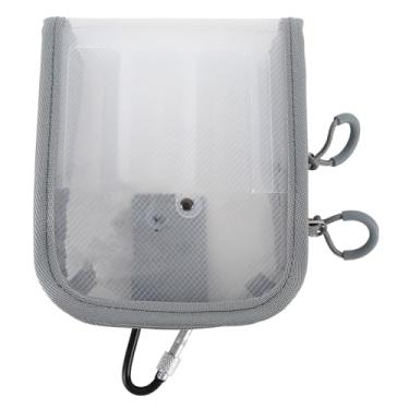 Imagem de Alomejor Caixa de Atração de Pesca, Organizador de Tackle Com 6 Compartimentos e Vista Clara, Isca Portátil de Zíper Duplo para Pesca Ao Ar Livre de Caiaque de Baixo Caiaque (Cinza)