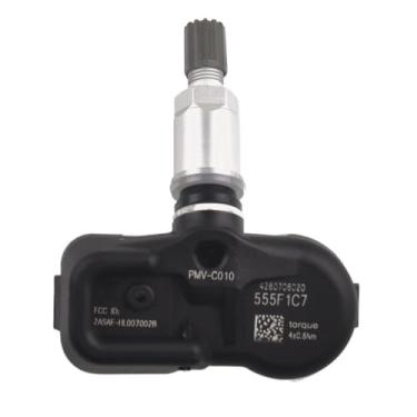Imagem de Sensor TPMS para carro compatível com Lexus ES300h 2013 2014 2015 2016 2017 e ES350 2013-2017. Sensor de monitoramento de pressão dos pneus TPMS 4260730070 4260706020 (1 unidade)