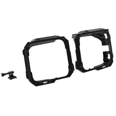 Imagem de Protetor de chuva de espelho retrovisor multifuncional para Bronco, capa de espelho retrovisor de liga de alta qualidade Al-Mg Protetor de chuva para Ford Bronco 2/4 portas off-road 2021~2025