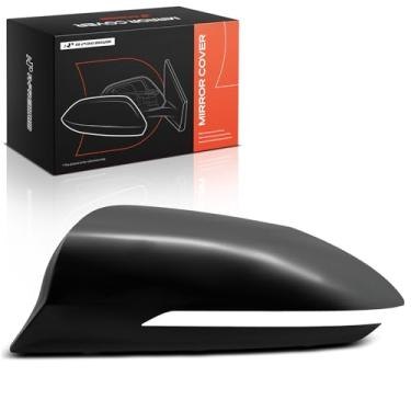 Imagem de A-Premium Tampa do espelho retrovisor do lado do motorista compatível com Hyundai Tucson/Santa Cruz 2022 2023 2024 - Preto liso, com furo de seta
