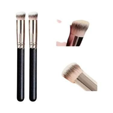 Imagem de Pincel De Maquiagem Para Base, Corretivo, Contorno Do Nariz, Blush E O