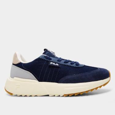 Imagem de Tênis Fila Dynamic Masculino, Marinho, Bege, 40