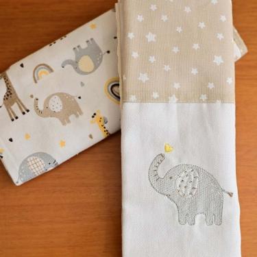 Imagem de Manta Flanelada Estampada para Bebê 79 cm x 80 cm Bublim