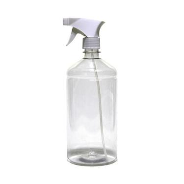 Imagem de 1 Frasco Borrifador Spray 1000ml Cilíndrico Gatilho - Idealiza