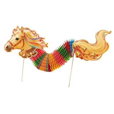 Imagem de rockible Dragão de papel decorativo para o Ano Chinês, artesanato, brinquedo de dragão portátil para o Ano Lunar do Cavalo, Style a