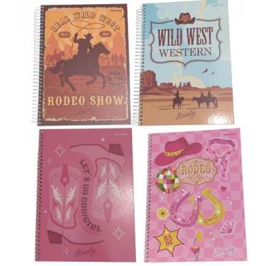 Imagem de Kit c/2 cadernos espiral univ. country c/ 80 folhas -jandaia