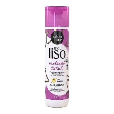 Imagem de MEU LISO SHAMPOO PROTEÇÃO TOTAL 300ML, Salon Line, Branco