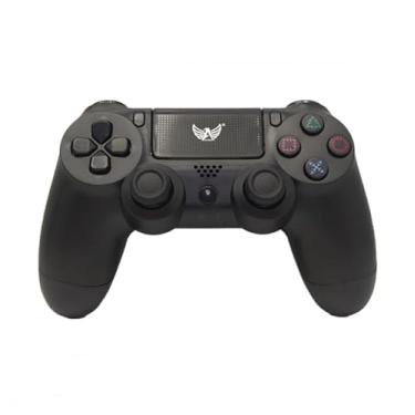 Imagem de Controle Gamer com Fio para PS4, Cabo USB 2 Metros, Dupla Vibração, Preto, para Ps 4, PC Computador