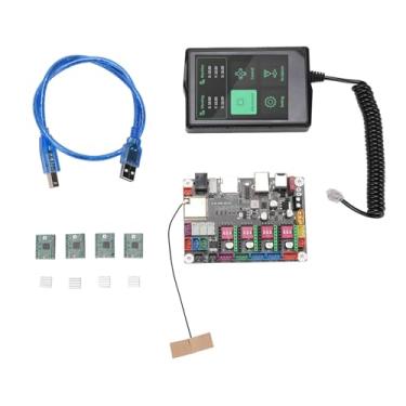 Imagem de Jiawu Placa Controladora de 4 Eixos Placa de Driver de Máquina de Gravação de Roteador CNC Versátil e Expansível Com Recursos de Segurança para Controle Remoto Ideal para Projetos Inovadores Liga de