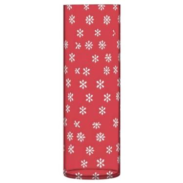 Imagem de Qilmy Lindo vaso de flocos de neve de Natal para flores, vaso de belas artes, decoração de casa para escritório, sala de jantar, sala de estar, casamento98