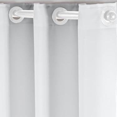 Imagem de Cortina De Pia Para Cozinha Em Oxford para Proteção Contra Splashes, Complementa Decoração Clássica e Moderna, Facilita Limpeza do Ambiente(Branco,1,40x0,90)