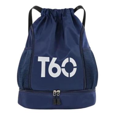 Imagem de Mochila Sacola Esportiva Bag Academia Viagem Alç Azul-Marinh