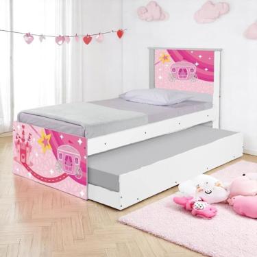 Imagem de Bi Cama Juvenil Zap Com Cabeceira Carruagem Castelo