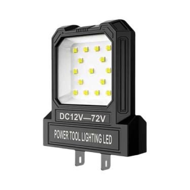 Imagem de Lanterna De Trabalho LED 14W Para Baterias Li-ion 20V-21V Makita, Milw