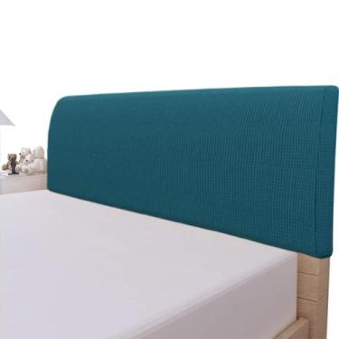 Imagem de Capa para Cabeceira de Cama Queen Azul Pavão Easy-Going