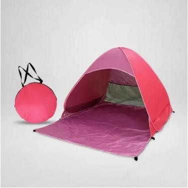 Imagem de Barraca Tenda Proteção Solar Praia Acampamento UV Portatil - Koti, Ros