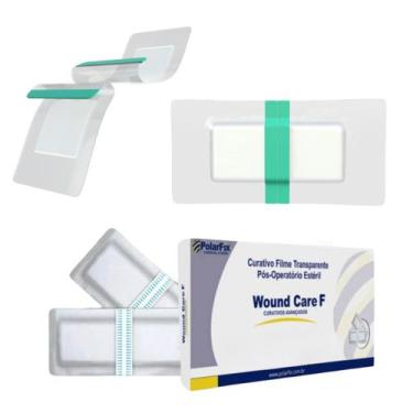 Imagem de Curativo Filme Transparente Pós-Operatório Estéril 10X25 Cm Kit C/10 U