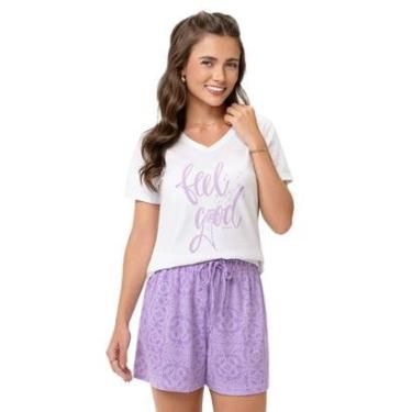 Imagem de Pijama Feminino Curto de Verão Zee Rucci-Feminino
