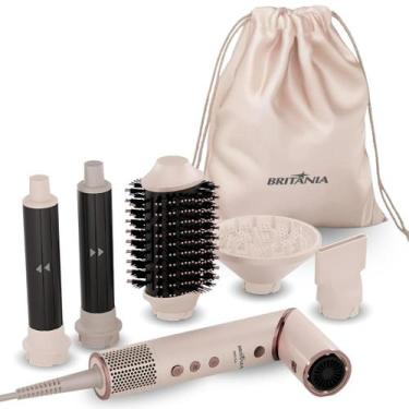 Imagem de Secador de Cabelo Britânia Motor BLDC 1450W 5 em 1 Premium -, Rosa, 11