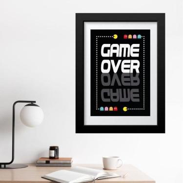 Imagem de Quadro Decorativo Quarto Gamer - 60X48Cm