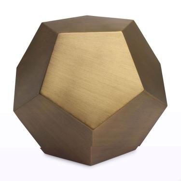 Imagem de Mesa Decorativa de Apoio em Metal Bronze 40,5cm 21280 Mart