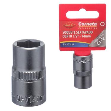 Imagem de Soquete Sextavado Curto 1/2 14Mm Corneta