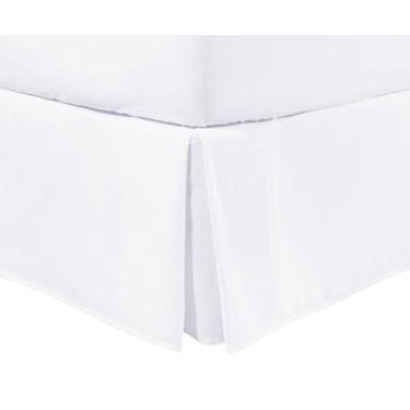 Imagem de Saia para Cama Box Babado Basic Branco 200 Fios King - Westwing Collec