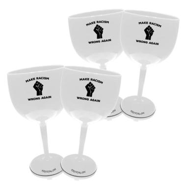 Imagem de Kit 4 Taças Gin Brancas Personalizadas Make Wrong