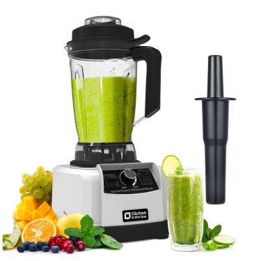 Imagem de Liquidificador Kitchen in the box Prata 2L 1500W Jarra Tritan BPA Free Lâminas Inox 8 Pontas 110V