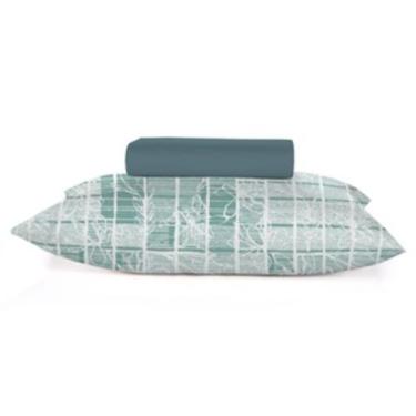 Imagem de Jogo de cama solteiro 2 peças Teka ( lençol com elástico+ fronha)100%a