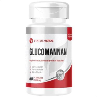 Imagem de Glucomannan Puro 500mg 60 Cápsulas - Suplemento Natural