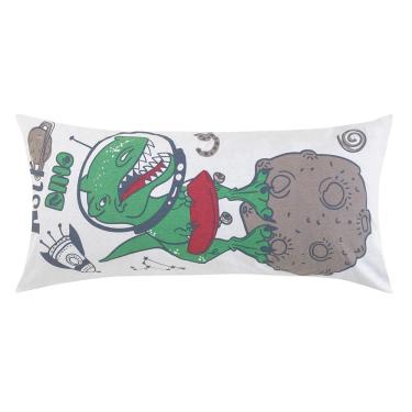 Imagem de Fronha Para Body Pillow Infantil Altenburg Mundo Kids 30cm X 65cm Astro Dino