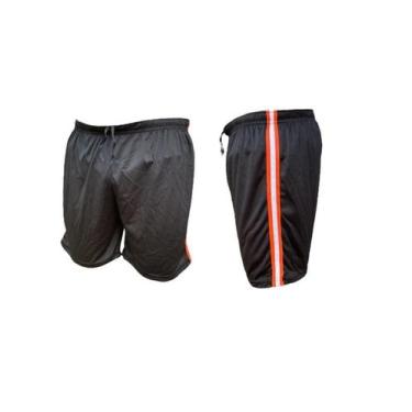 Imagem de Shorts masculino calção de futebol academia lazer 100 poliéster Onda D